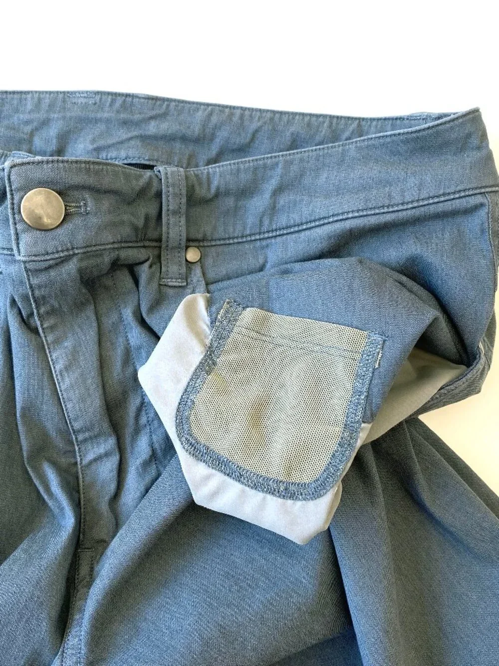 Lululemon Mens ABC Slim Fit 5 Pocket Pants Garment Dyed Gray 30